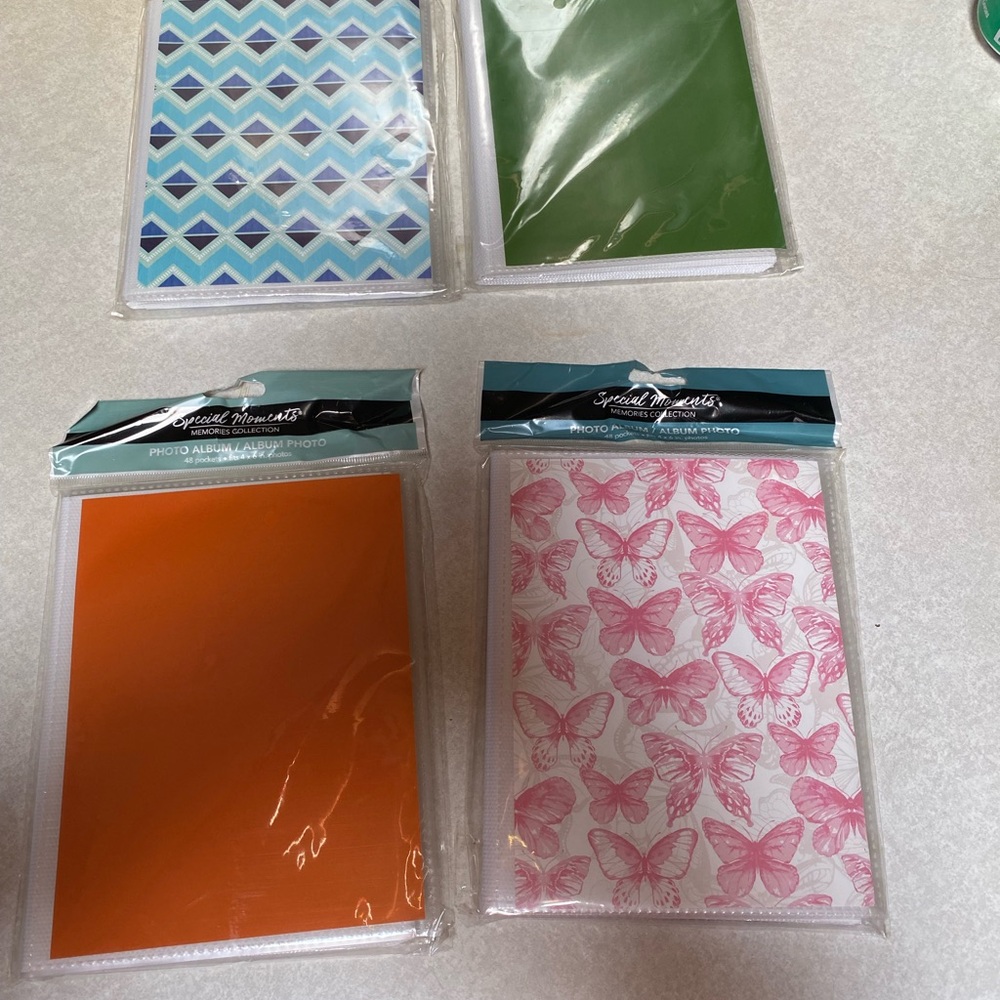 Special Moments Colorful Photo Albums - Blue, Green, Orange, Pink